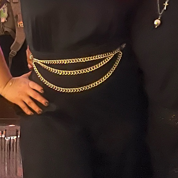 Michael Kors Gold Chain Belt - Picture 1 of 3